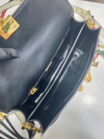 Prada Soft Sound small leather shoulder bag with charms - Image 8