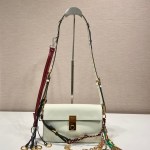 Prada Soft Sound small leather shoulder bag with charms