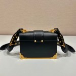Prada Cahier Leather Bag - Image 5