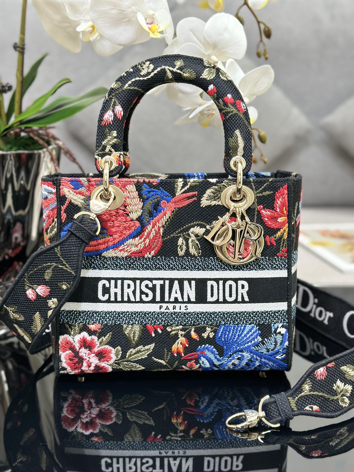 HSC-73D3575F00AE Dior Medium Lady D-Lite bag - Image 1