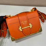 Prada Cahier Leather Bag - Image 4