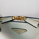 Prada Black Small Leather Handbag - Image 6
