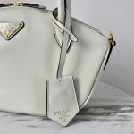 Prada Black Small Leather Handbag - Image 7
