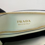 Prada Black Small Leather Handbag - Image 8