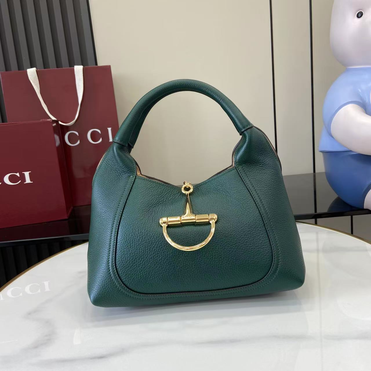 HSC-796929AA17C8 GUCCI SOFTBIT MEDIUM TOP HANDLE BAG - Image 1