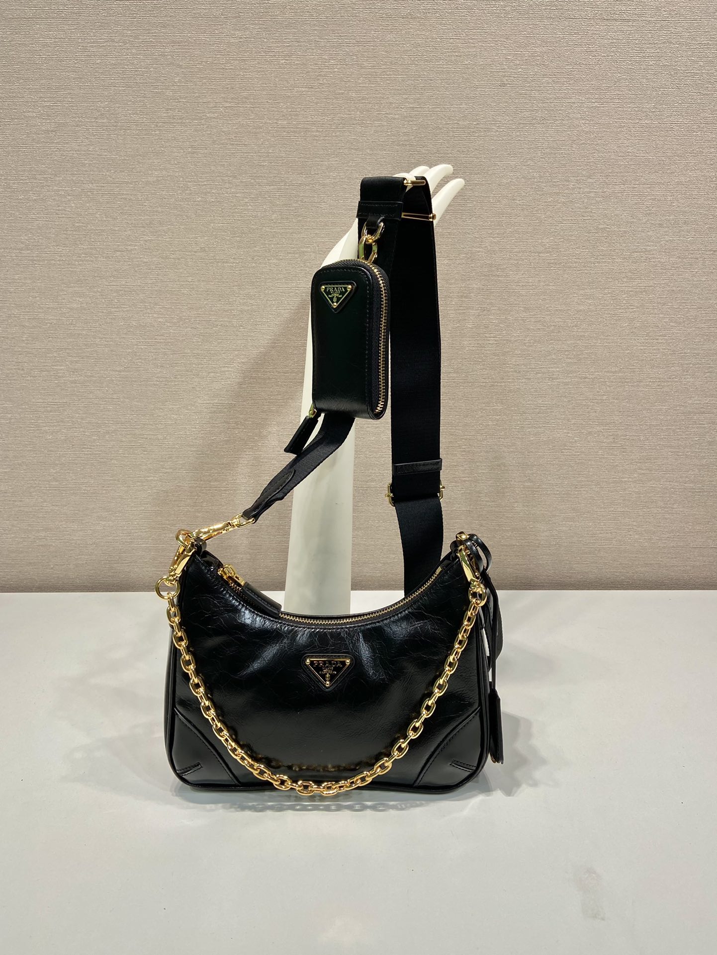 HSC-7987505CF455 Prada Hobo Bag - Image 1