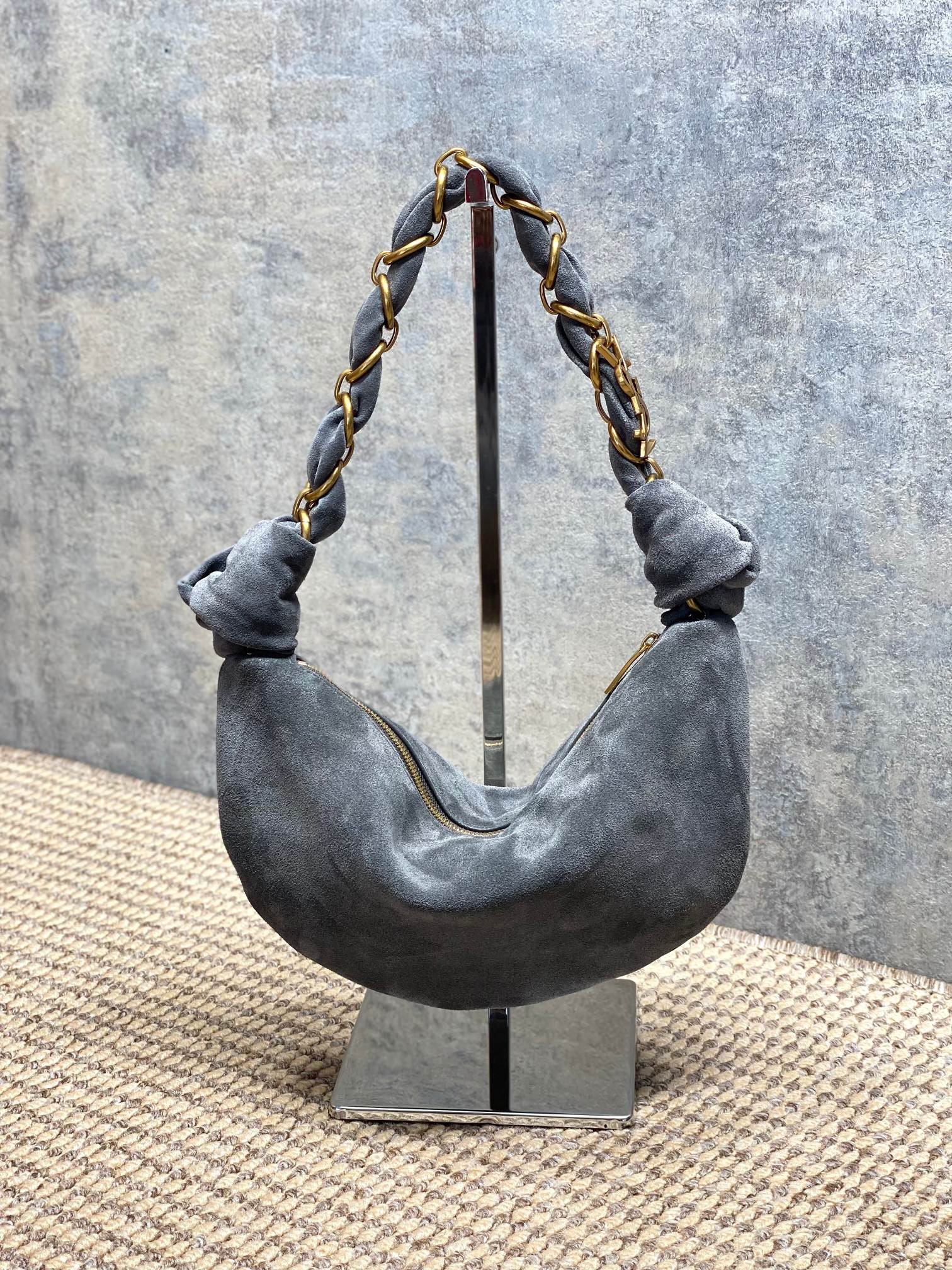 HSC-7A6E5527FCA9 YSL AMALIA mini hobo bag - Image 1