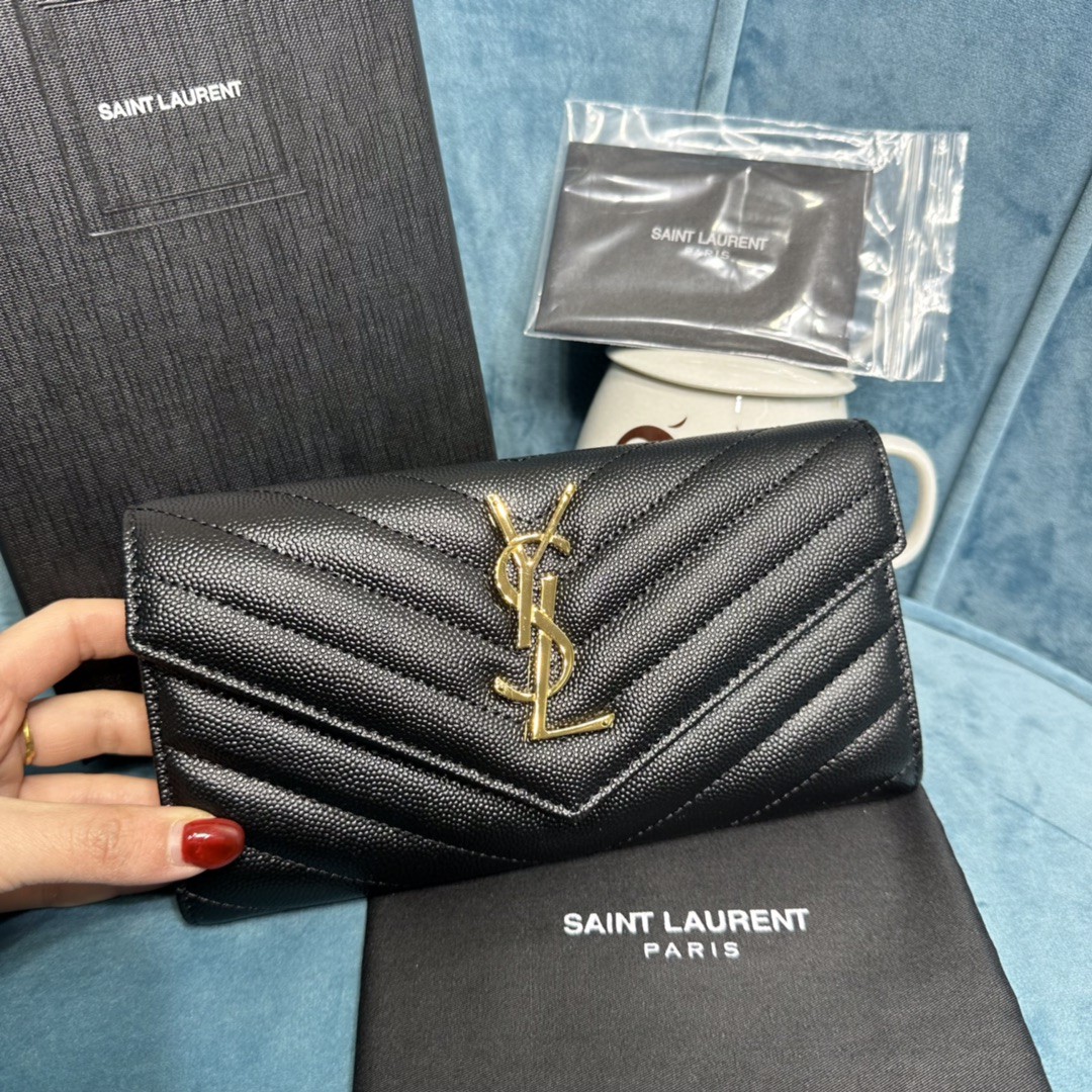 HSC-7B25C8BE7E36 YSL CASSANDRE MATELASSÉ LARGE FLAP WALLET - Image 1