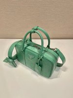 Prada antique nappa leather top handle bag - Image 3