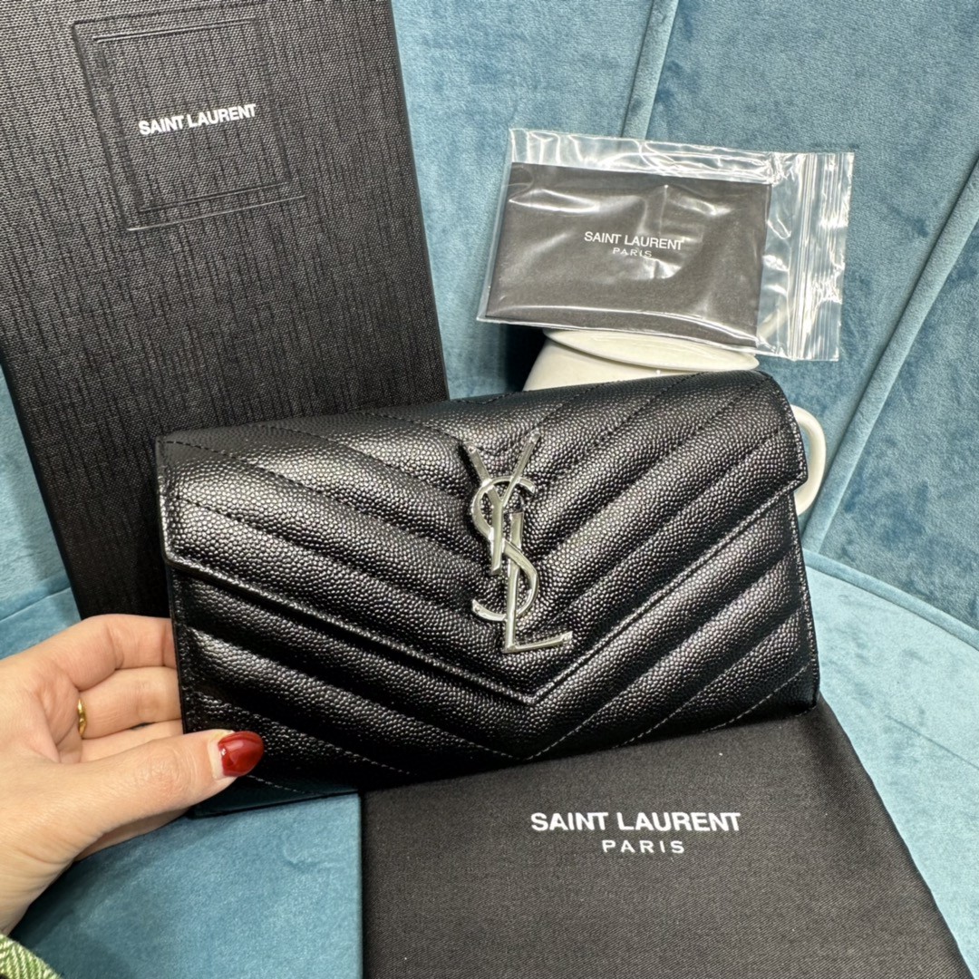 HSC-7BE799C0FC56 YSL CASSANDRE MATELASSÉ LARGE FLAP WALLET - Image 1