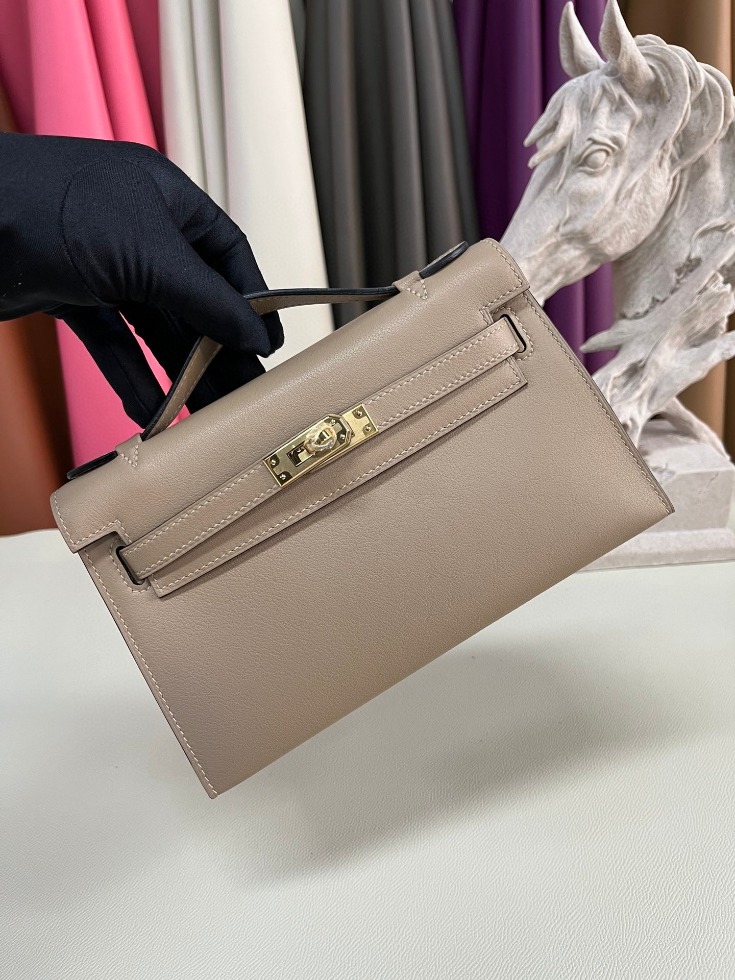 HSC-7CD1960C0CEB Hermes Kelly Pochette - Image 1