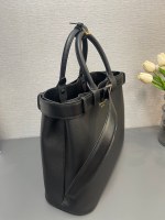 Prada Buckle large leather handbag with belt - Image 3