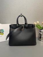 Prada Buckle large leather handbag with belt - Image 6