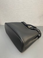 Prada Buckle large leather handbag with belt - Image 7