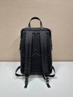 Prada Black Re-nylon And Saffiano Backpack - Image 5
