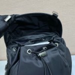 Prada Black Re-nylon And Saffiano Backpack - Image 7