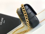 CELINE CHAIN SHOULDER BAG MATELASSE MONOCHROME - Image 2