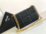 CELINE CHAIN SHOULDER BAG MATELASSE MONOCHROME - Image 3