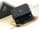 CELINE CHAIN SHOULDER BAG MATELASSE MONOCHROME - Image 6