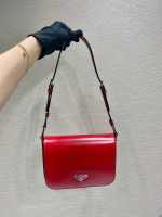 Prada Brushed leather shoulder bag - Image 2