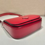 Prada Brushed leather shoulder bag - Image 5