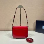 Prada Brushed leather shoulder bag - Image 6