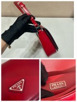 Prada Brushed leather shoulder bag - Image 9