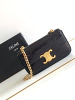 CELINE CHAIN SHOULDER BAG TRIOMPHE