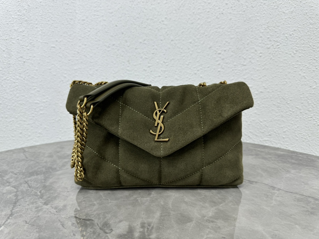 HSC-8CB2367635DF YSL Toy Puffer In Suede - Image 1