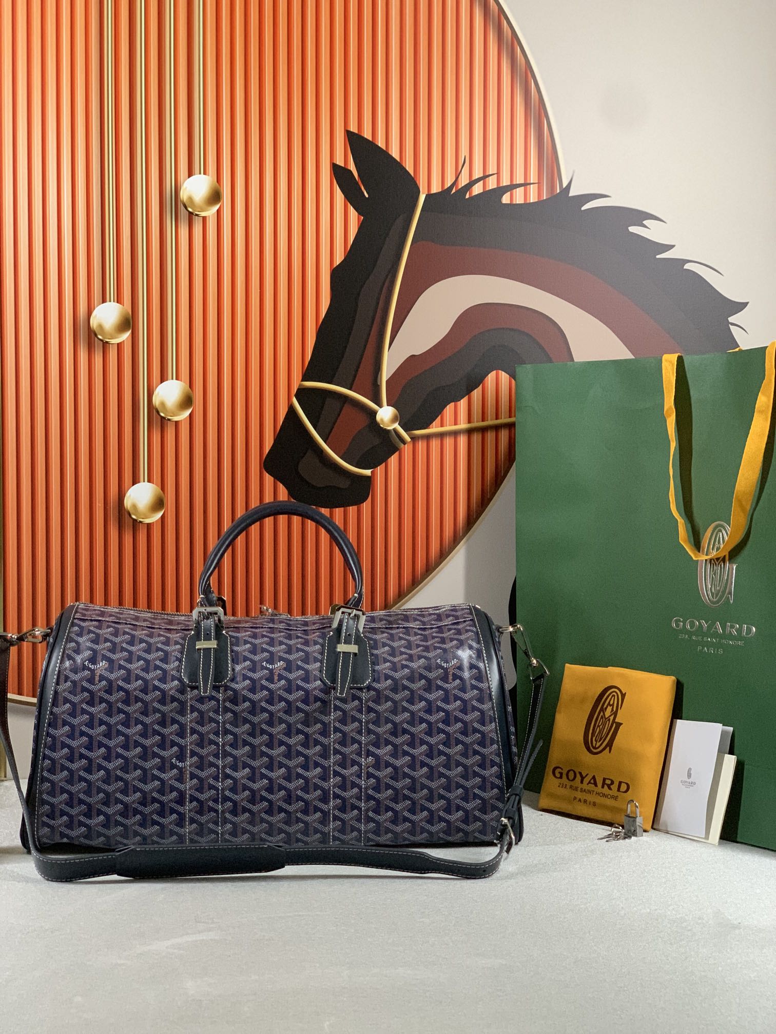HSC-8F5A6DD36D4A Goyard Boston 45 bag - Image 1