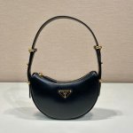 Prada Arqué leather mini shoulder bag