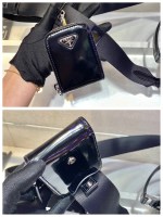Medium Prada Brique Saffiano leather bag - Image 7