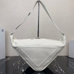 Large Leather Prada Triangle Bag