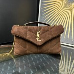 YSL Toy Puffer In Suede