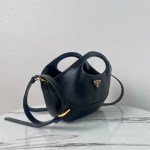 Prada Black Medium Leather Handbag - Image 2