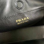 Prada Black Medium Leather Handbag - Image 7