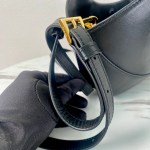 Prada Black Medium Leather Handbag - Image 8