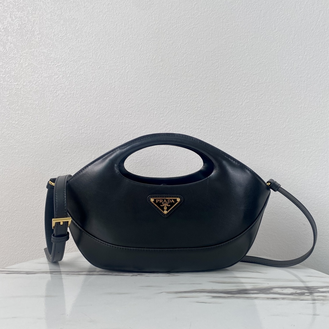 HSC-976F1EDD0F5D Prada Black Medium Leather Handbag - Image 1