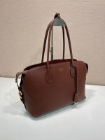 Prada Large leather tote bag - Image 2