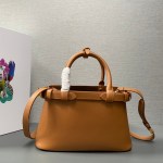 Prada Buckle small leather handbag with double belt - Image 2