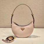 Prada Arqué Leather Shoulder Bag