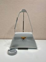 Prada brushed leather handbag