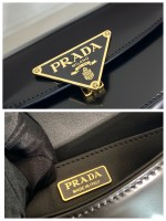 Prada Brushed leather shoulder bag - Image 9