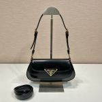 Prada Brushed leather shoulder bag