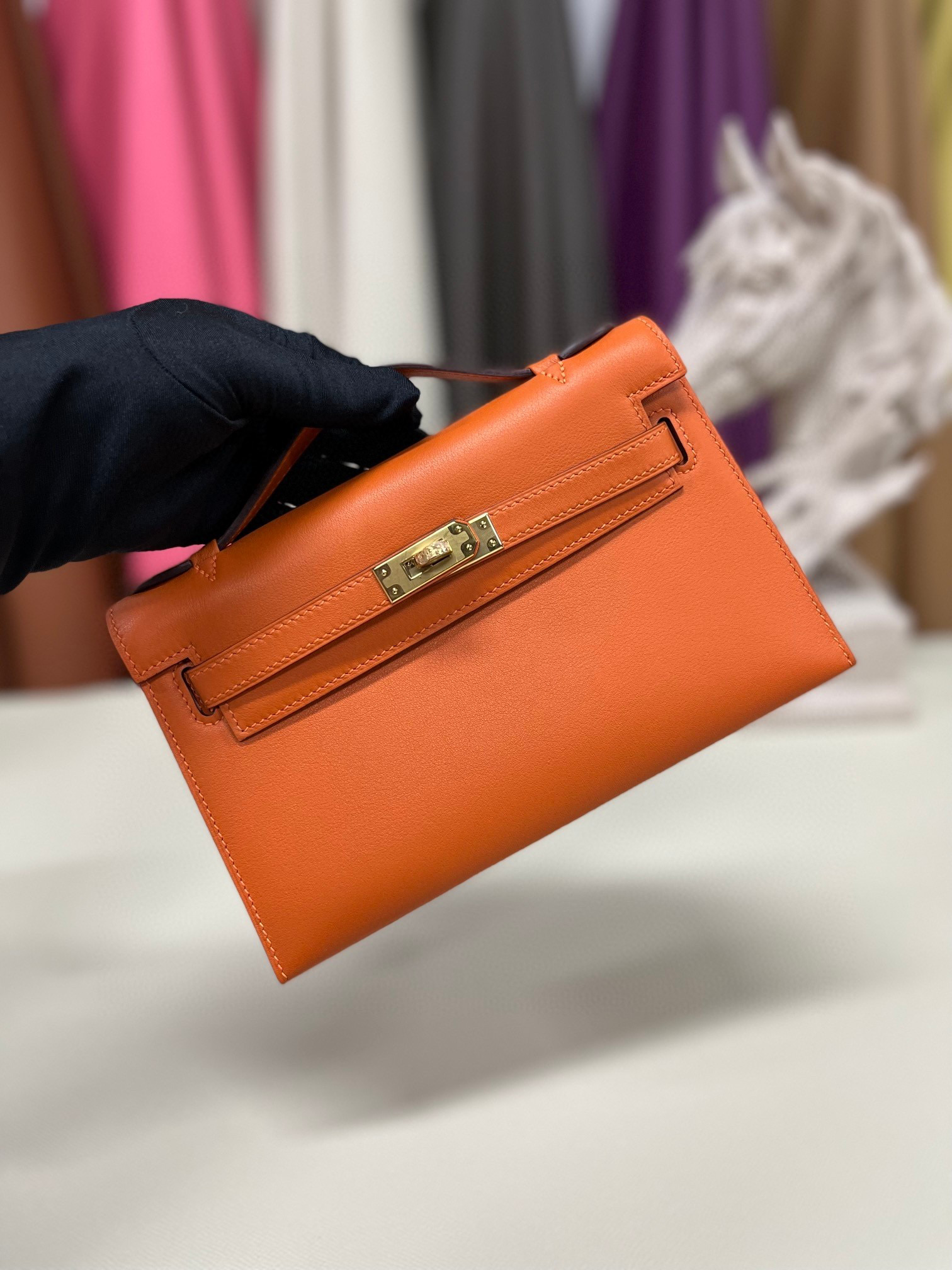 HSC-A305363C455D Hermes Kelly Pochette - Image 1