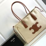 CELINE CELINE CABAS DRAWSTRING CUIR