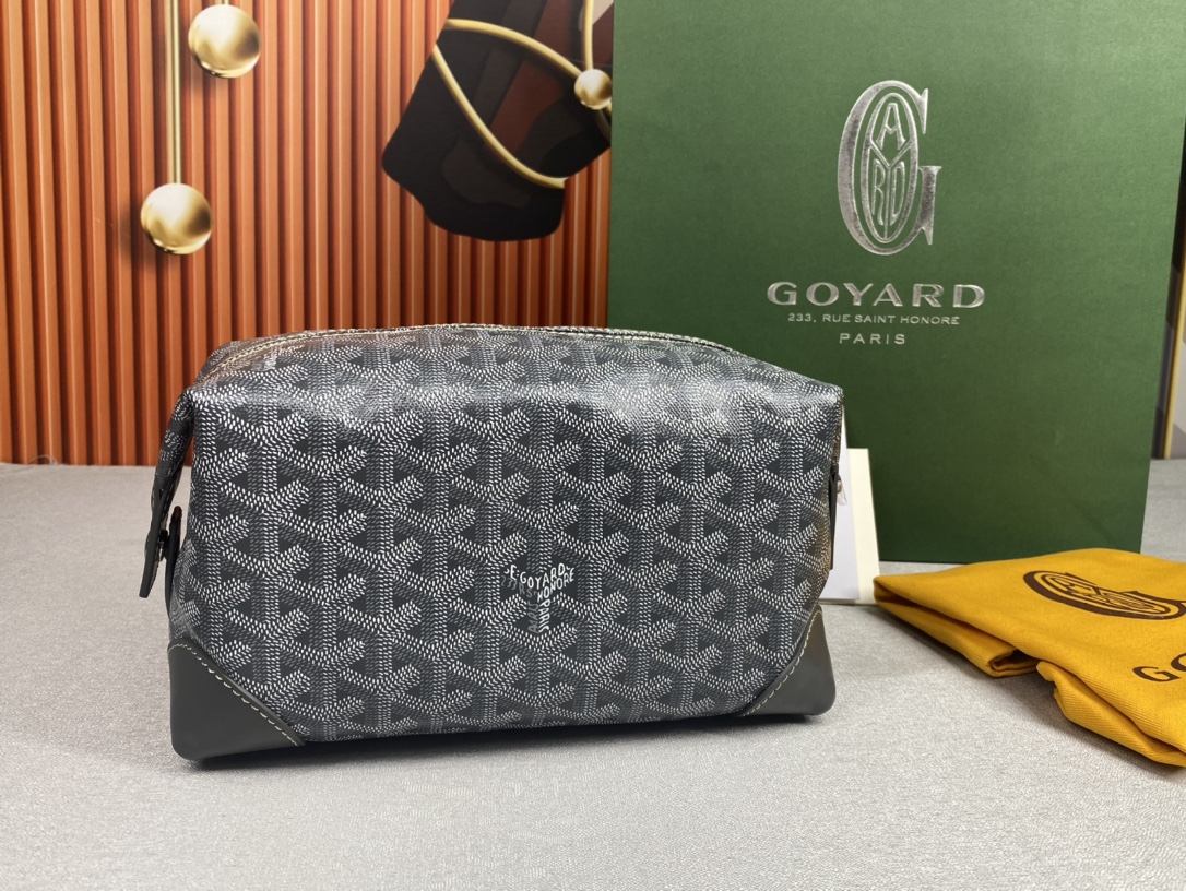 HSC-B0C9F58BB4A0 Goyard Bowling 25 Toiletry Bag - Image 1