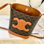 CELINE BUCKET CUIR TRIOMPHE BAG