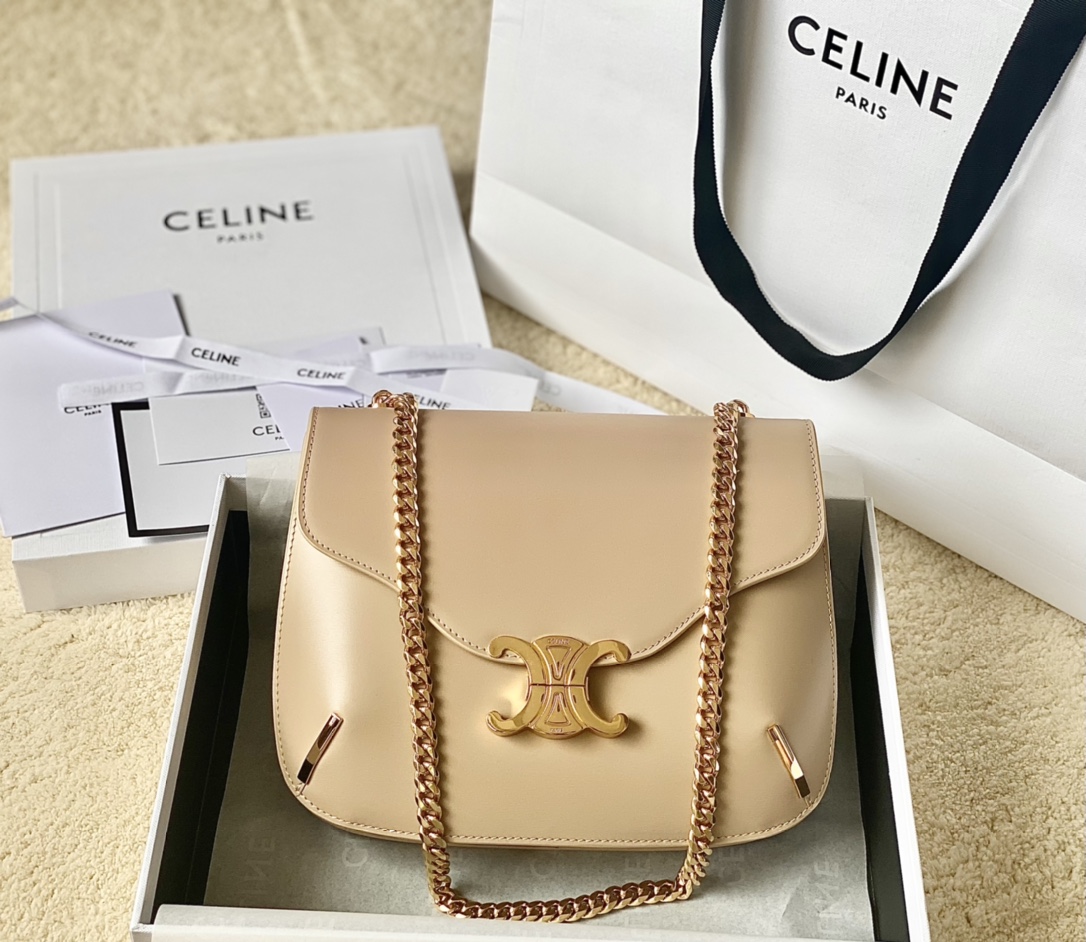 HSC-B7AEAA1BB4CF Celine Besace Triomphe Bag - Image 1