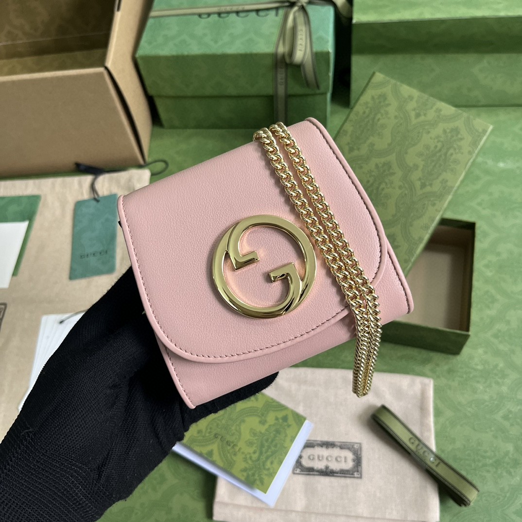 HSC-B88BE0630A47 Gucci Blondie medium chain wallet - Image 1